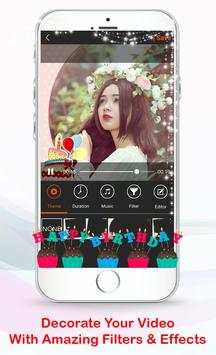 Happy Birthday Video Editor screenshot 2