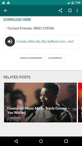 9ja Music Download - Latest Nigerian Songs screenshot 8