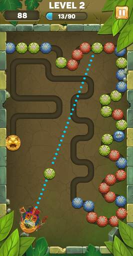 Marble Zumble Shooter - Jungle Marble Blast screenshot 2