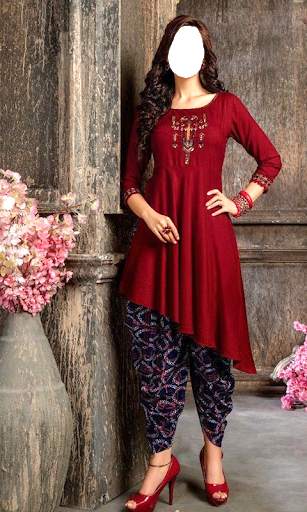 Women Dhothi Fashion Suit screenshot 5