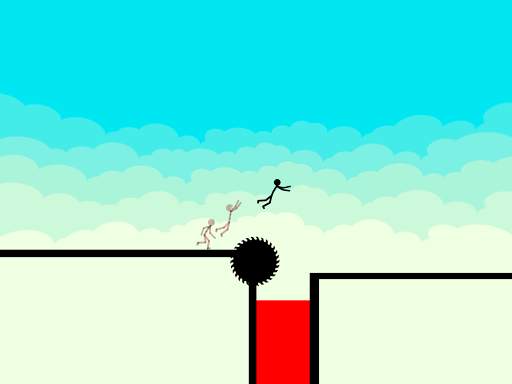 Stickman Parkour Platform - 2D Ninja Fun Race screenshot 9