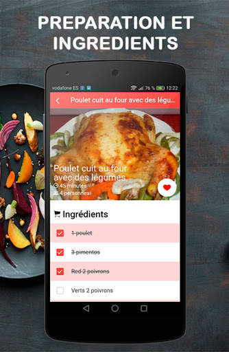 Recettes poulet screenshot 2