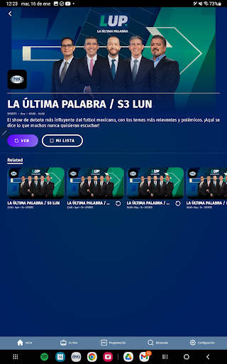 FOX Sports MX 10 تصوير الشاشة