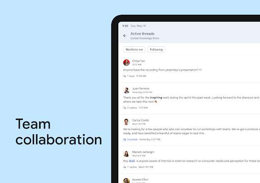 Google Chat screenshot 19