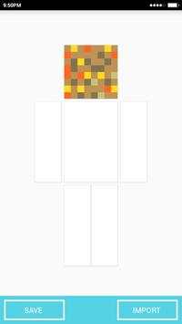 2D&3DSkin Editor for Minecraft screenshot 2