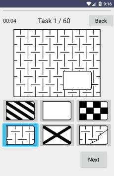 Raven IQ Test screenshot 1