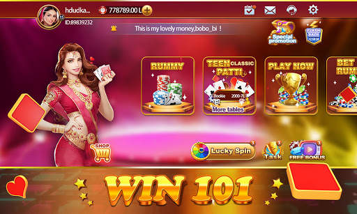 Win 101！ - 3 Patti & Indian Rummy！ screenshot 1