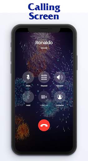 OS14 style - Color Phone Flash, Full Screen Video screenshot 2