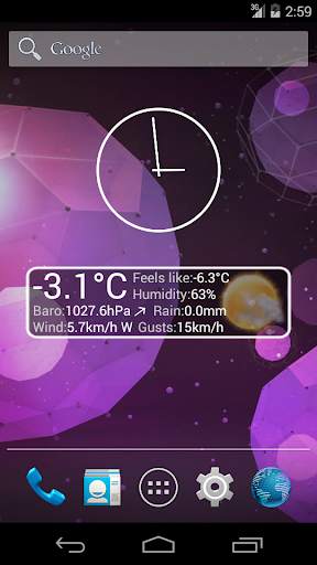 Weather Personal Widget screenshot 1