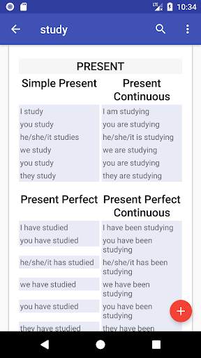 English Verbs screenshot 4