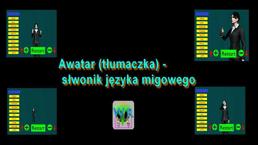 Awatar/tłumaczka słownik języka migowego screenshot 1