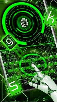 3D Fingerprint Scanner Keyboard Theme screenshot 2