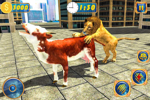 Angry Lion City Attack Simulator 2019 скриншот 7
