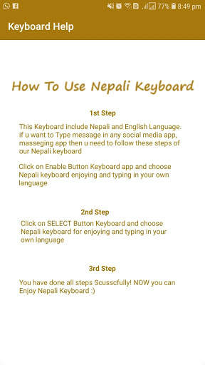 Nepali Keyboard  2019: Nepali & English Keyboard screenshot 4