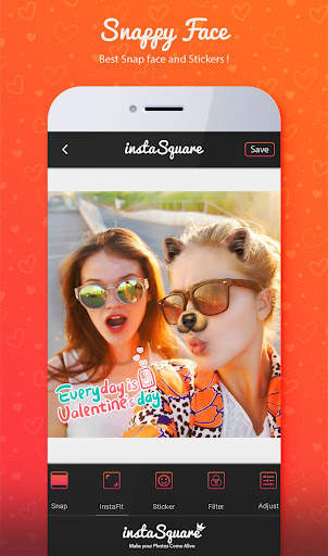 SquareFit - insta Photo Editor-Beauty Photo Effect screenshot 3