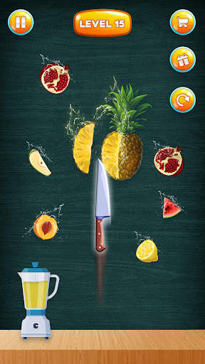 Bottle Challenge Game - Fruit Slice Mobile Game screenshot 3
