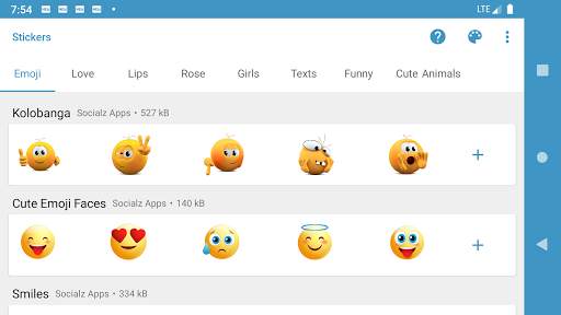 WASticker Stickers emojis screenshot 15