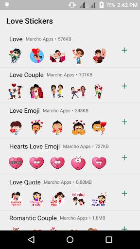 WAStickerApps-Love Stickers For Whatsapp screenshot 1
