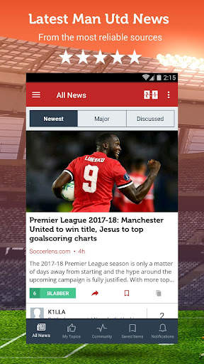 Unofficial Man United News screenshot 1