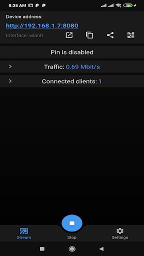 Screen Mirroring - Screen Stream to Web browsers screenshot 7
