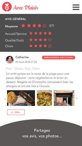 Avec Plaisir, l'expert gourmand sans allergènes screenshot 6