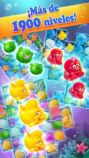 Mermaid-puzzle match-3 tesoros screenshot 10