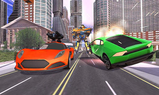 Steel Robot Fighting: Fast Transformer Robot Game screenshot 4