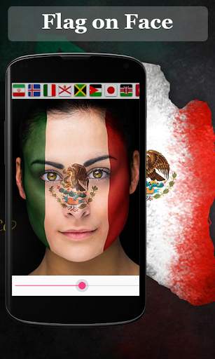 flag on face - photo editor 2018 1 تصوير الشاشة