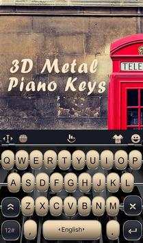 3D Metal Piano Keys screenshot 2