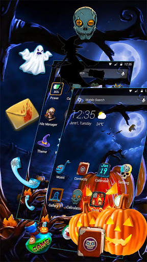 Halloween Night 2019 APUS Launcher Theme screenshot 3