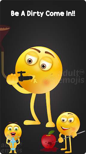 Dirty Emoji Sticker Keyboard स्क्रीनशॉट 3