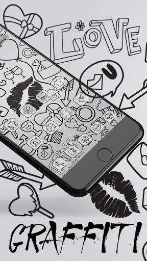 Simple Doodle Graffiti Launcher screenshot 1