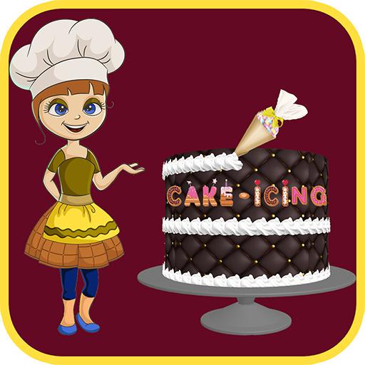 Cake icing real 3d cake maker icon