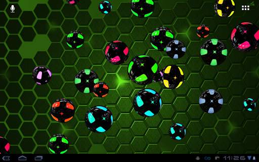 Black Bubble Live Wallpaper screenshot 11
