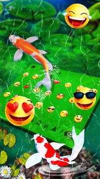 3D Lively Koi Fish Keyboard Theme screenshot 3