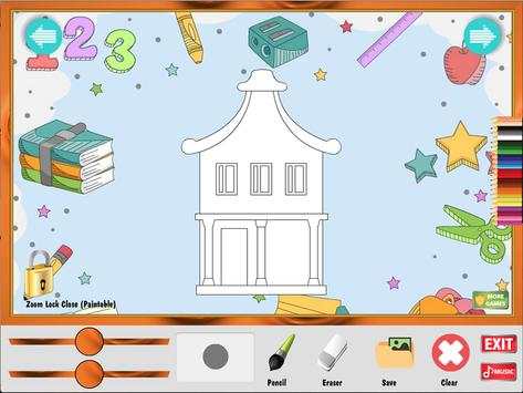 COLORING HOME GAME screenshot 1