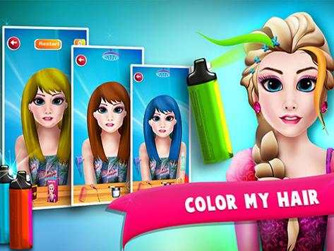 Princess Hair Salon Kids Game screenshot 3