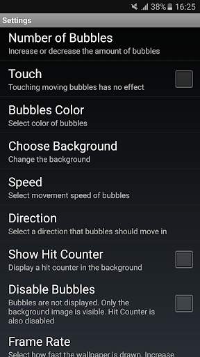 Space Bubbles Live Wallpaper screenshot 6