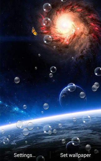 Galaxy Live Wallpaper screenshot 2