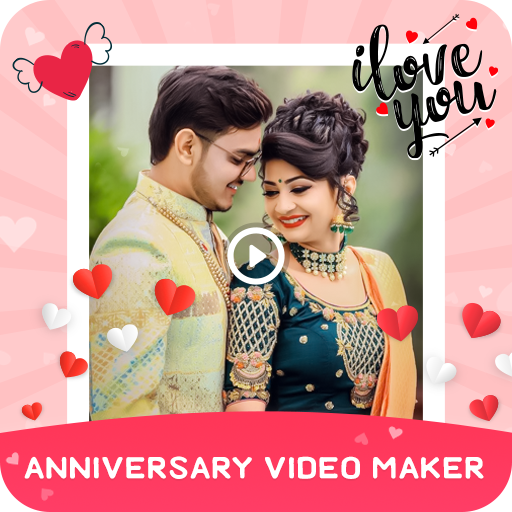 Anniversary Video Maker with Song &amp; Music icon
