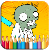 Coloring Plants Zombies Game icon