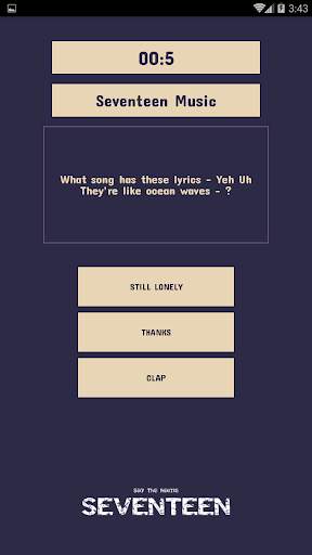 Seventeen Quiz Game screenshot 4