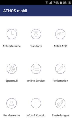 ATHOS mobil screenshot 1