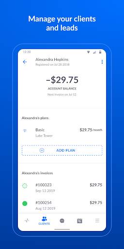 UISP CRM screenshot 2