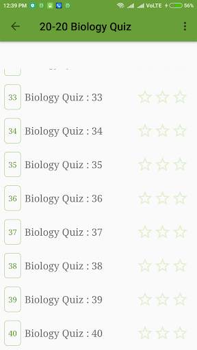 20-20 Biology Quizzes screenshot 2