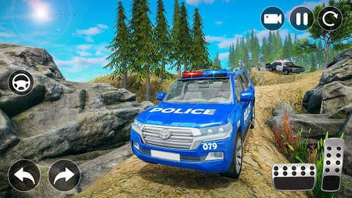 Offroad Police Jeep 4x4 Driving & Racing Simulator screenshot 12