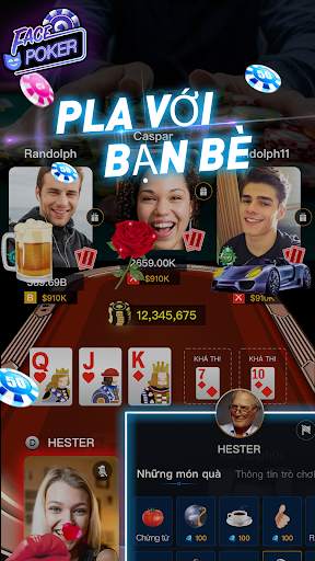 Poker khuôn mặt -Video Poker screenshot 1