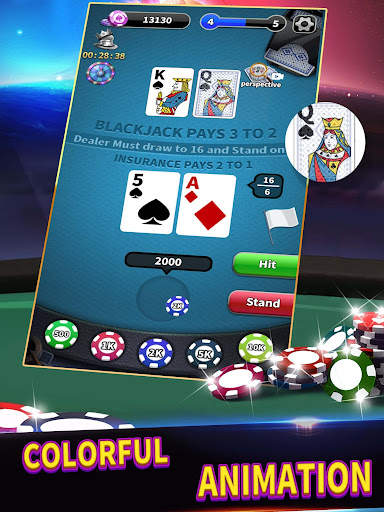 BlackJack 21 lite offline game screenshot 10