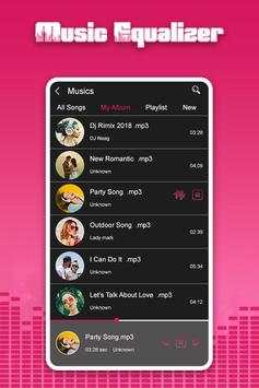 Music Player : Bass Booster & Volume Equalizer screenshot 5