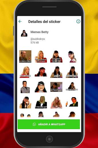 Stickers Memes Novelas Colombianas screenshot 4